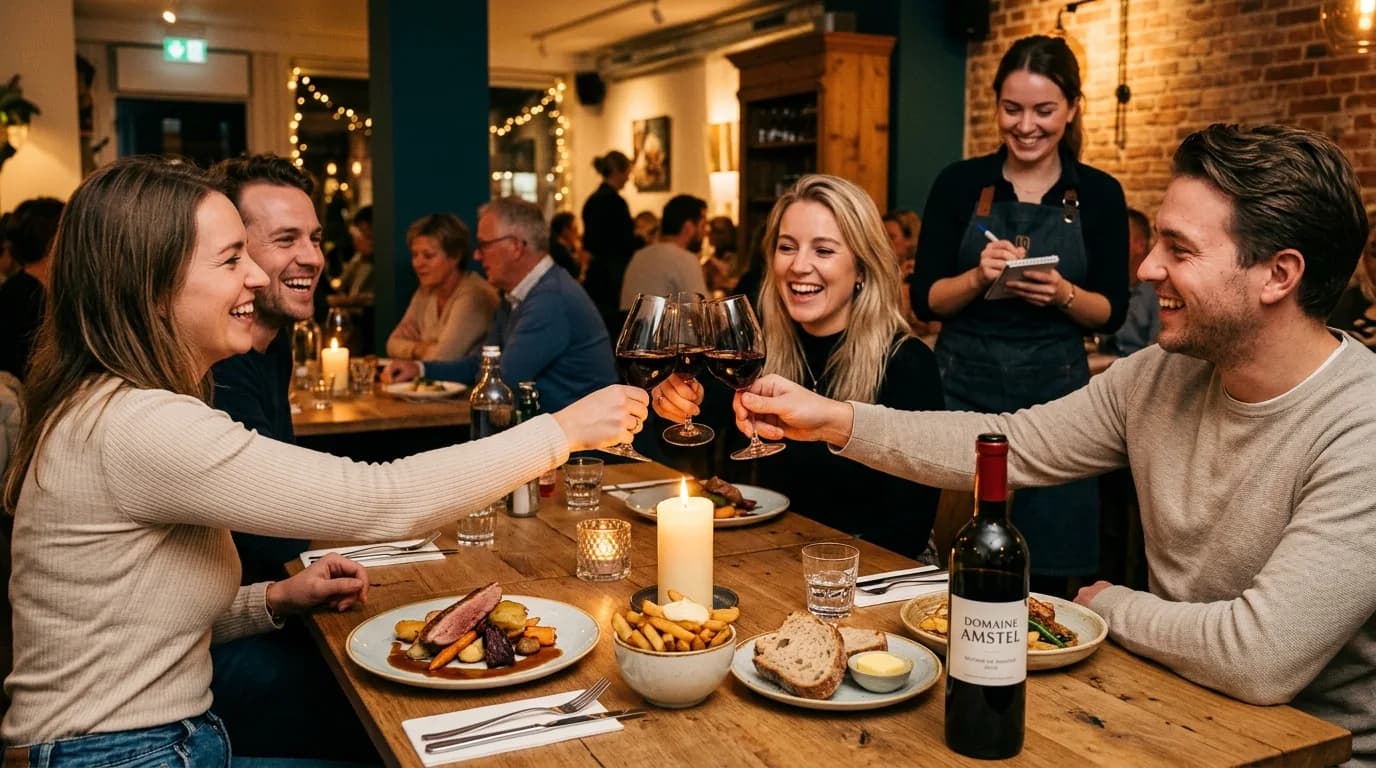 Gezellige horecasfeer in het grand café